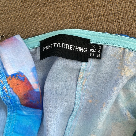 Corset multicolor strapless top - Picture 4 of 4